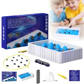 MXKJ-IU Juego De Ajedrez Magnético, Juego De Mesa para 2, Juego Familiar para Niños Y Adultos, Adecuado para Viajes De Fiesta (Esponjas)