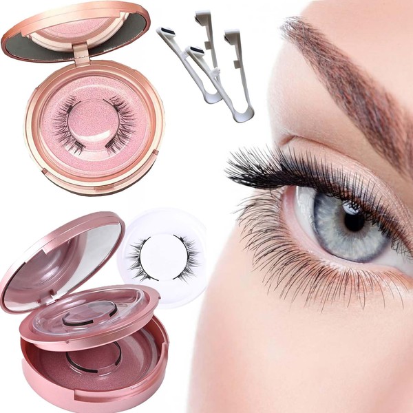 Qsrsjcq Dalarey Magnetic Lashes - Reusable Self Adhesive Eyelashes with