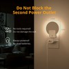 Lyridz Plug in LED Backlit Night Light with Auto Dusk