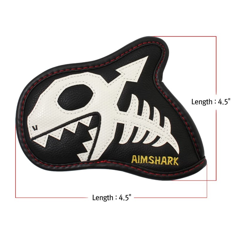 AIMSHARK Skull_Shark Golf Iron Cover / 1 Piece or 9