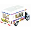 KiNSFUN Ice Cream Truck Die Cast Metal Toy w/Pullback Action