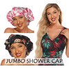 HIUMI Gorro de ducha de lujo para mujer, para rastas,