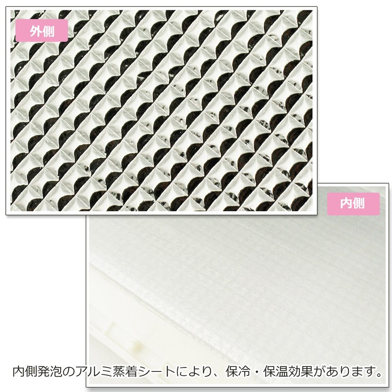 Zenkakyo Cooling Bag, Aluminum, Large, Set of 2