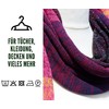 LiLu‘s Fairytale Yarn with ‘Hellfire’ (Black and Red) Colour Gradient