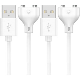 2Pack Magnetic USB DC Charger Cable Replacement Charging Cord 2.6Ft (6mm/0.24in)