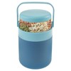 Double Insulated Food Jar with Snack Container and Spoon Leakproof