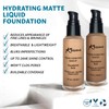 Khasana Moisturizing Liquid Foundation, Flawless Matte Finish Makeup, Full Coverage