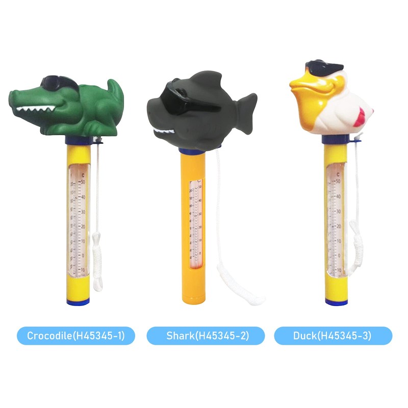 Floating Pool Thermometer Cartoon Animal Shape Water Temperature Thermometers with