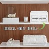 Limbeuuu Farmhouse Dryer Sheet Holder with Lid - Rustic Dryer