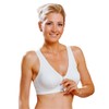 Bra with Zip White Size 90 °C/D