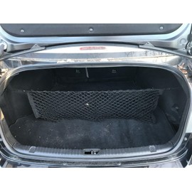 EACCESSORIES EA Rear Trunk Organizer Cargo Net for Hyundai Sonata 2006-2010 – Envelope Style Cargo Net for Sedan - Premium Mesh Elastic Car Trunk Organizer - Compatible with Hyundai Sonata