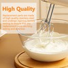 Hand Mixer Whisk Stainless Steel Attachments Compatible with Kitchen Aid