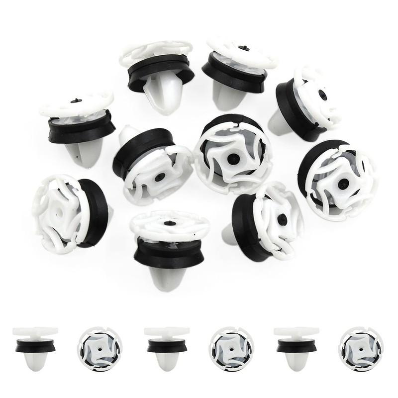 sourcing map 10 Pieces Plastic 11 mm Hole Diameter Car