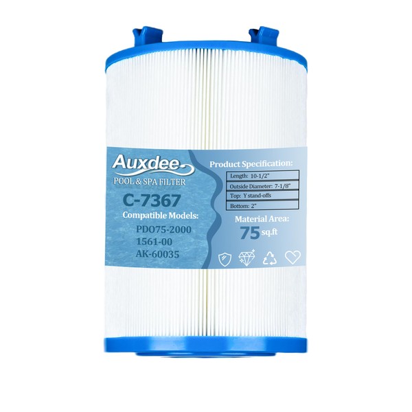 Auxdee C-7367 Spa Filter Cartridge Compatible with Dimension One 1561-00,