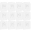 OSALADI 20pcs Hooks Sticker Wall Hanger Bedroom Hook Towel Storage