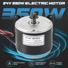 NATGAI 24V 350W Brushed Permanent Magnet Electric Motor Generator |