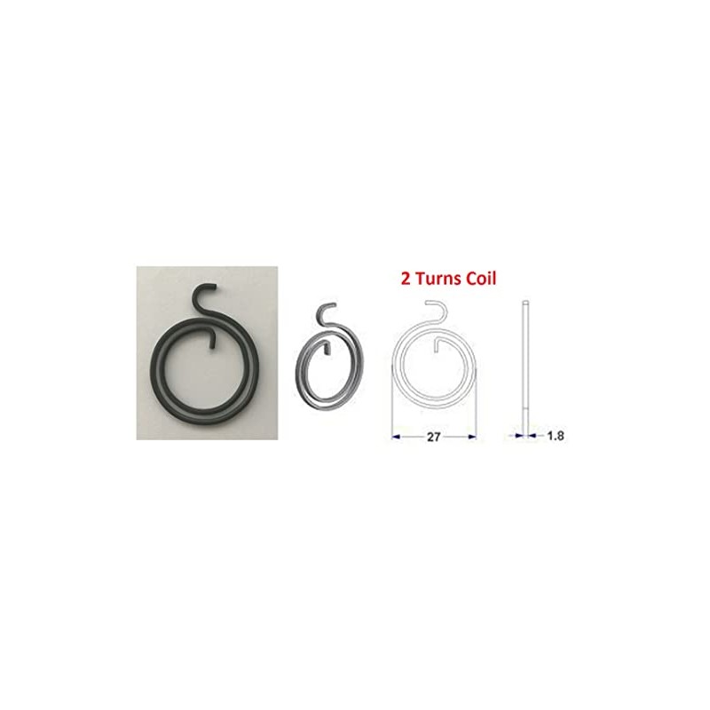 Spring Replacement for Door Handles Internal Coil Repair Circlip Lever