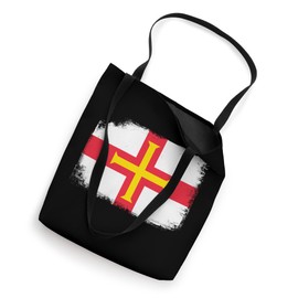 Guernsey Flag English Channel Island Isles British Resort Tote Bag
