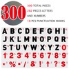 Leinuosen 300 Pcs Sign Letter Printed on Marquee Flexible Outdoor