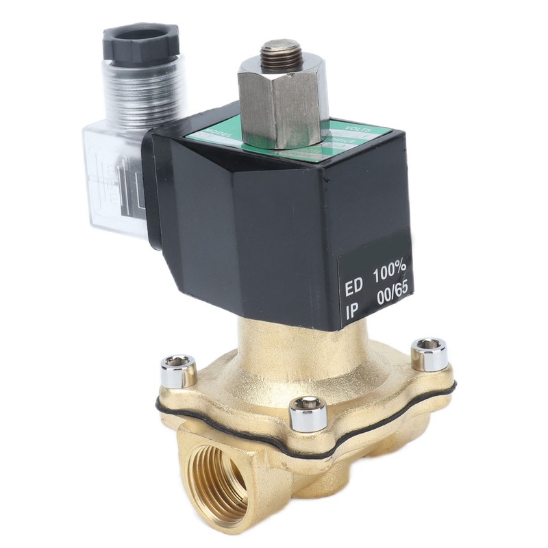 Solenoid Valve 2 Way Normally Open Brass Diaphragm Type Tools