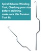 Non Tilt Window Spiral Balance Tension Tool MP3788, Pack of
