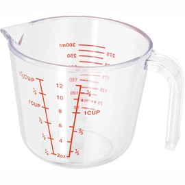 Judge Kitchen TC256 Plastic Measuring Jug, 300ml, Cup Markings, Dishwasher Safe