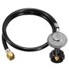 GasSaf 3FT Propane Regulator with Hose, Low Pressure Propane Gas