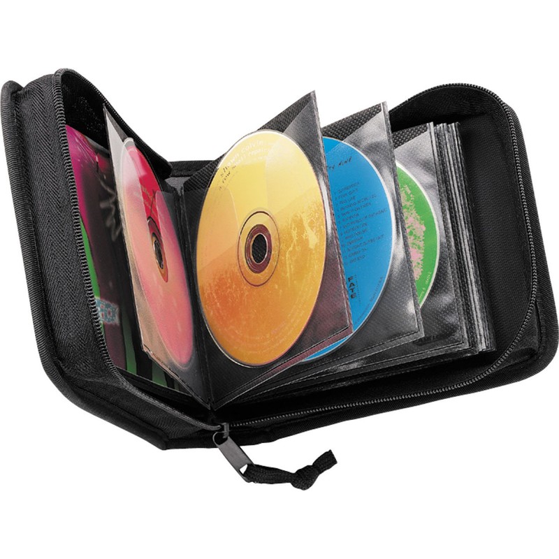 Case Logic CDW-32 32 Capacity Classic CD Wallet (Black)