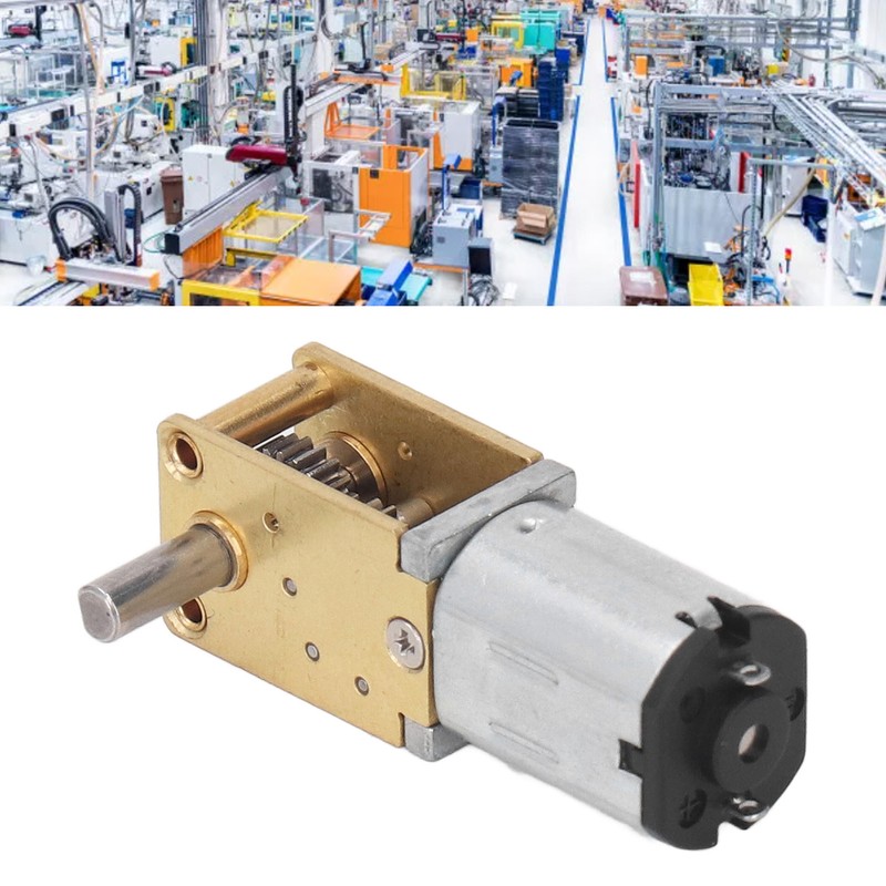 Gear Motor DC 6V Single Shaft Turbo Worm Motor Speed