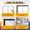EcoBrisa Strength Window Insulation Kit 63*63IN Heavy Duty Winter Window