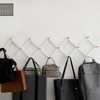 SKOLOO Accordion Wall Hanger with 16 Hooks, Modern Expandable Coat