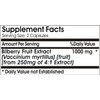 Bilberry Extract 1000mg // 100 Capsules // Pure // by