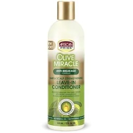 African Pride Olive Miracle Leave-in Conditioner, 12 Ounce