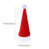 LABRIMP 28PCS Christmas Hat Cutlery Bags Silverware Holders Festive Tableware