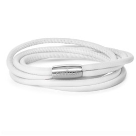 CHAMOON® Premium Leather Bracelet for Women | Especially Fine & Soft | Practical Magnetic Closure Made of Stainless Steel | Expandable with Over 80 Charms | 7 Colours | Single & Double Wrapped,