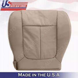 u.s autoseatcovers.inc 2011 to 2014 Fits Ford F150 Lariat Passenger Bottom Perforated Leather Cover Tan