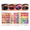 Paleta De Sombras Ojos Brillante Profesional Kit 86 Colores