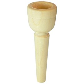 Lechgold MUA22 Mouthpiece for Alphorn 22mm Maple Cup Width 22mm Cup Depth 25mm Through Hole 5.5mm