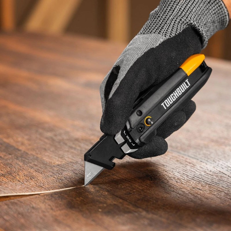 ToughBuilt TB-H4-12-I Pry Bar Utility Knife 4-in-1 Multi Tool Contractor