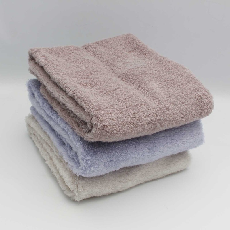 白雲 (hacoon) Boxed Face Towel Gray Beige