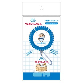 Tees Factory Crayon Shin-chan Locker Key Charm Sento Shin-chan/Blue, H4.3 x W 2.4 x D 0.4 inches (110 x 60 x 10 mm) KS-5546174AO