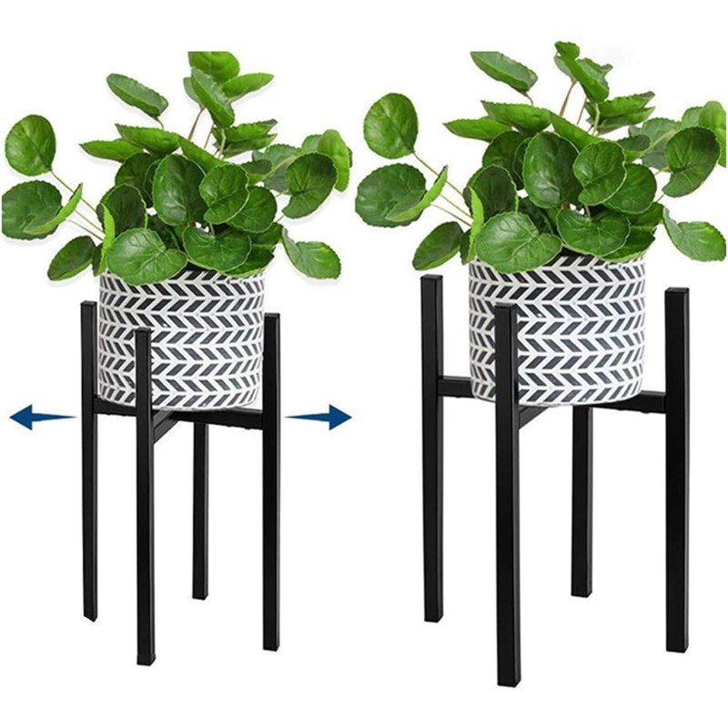 Soporte ajustable para plantas, soporte de Metal para plantas, macetas