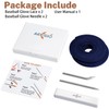 Aeesio Softball Baseball Glove Lace, Mitt Lace Repair Kit Includes