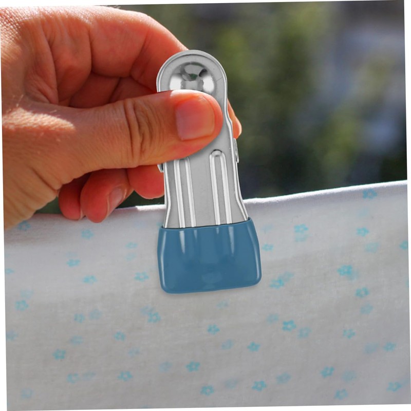 IWOWHERO 50pcs Stainless Steel Pool Cover Clamps Non- Clips for