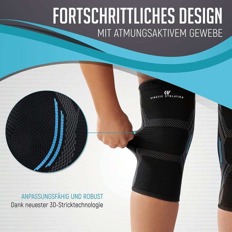 KINETIC EVOLUTION Pack of 2 Knee Support for Men and