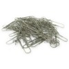 BAZIC 100 Large Jumbo Paper Clips 50mm Silver Smooth Finish