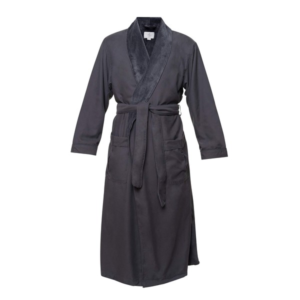 CHADSWORTH & HAIG Microfiber Plush Bath Robe with Minx Lining.
