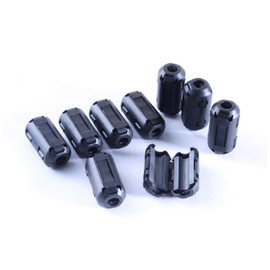 KONTONTY Pcs Ferrite Ring Noise Filter Cable Ring Anti-Jamming Clip Noise Filters for Coaxial Audio Cables