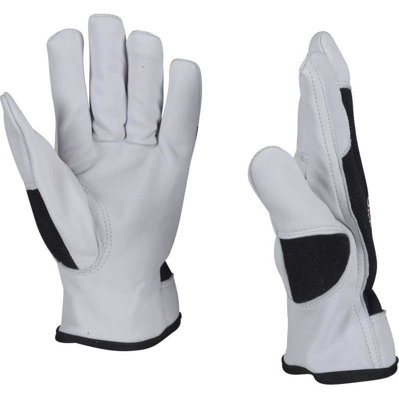 HandschuhMan. OX-ON Stone Work Gloves Soft Leather Gloves with Spandex