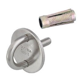 Mizumoto B061 Stainless Steel Screw-in Round Eye, Screw Diameter M-8